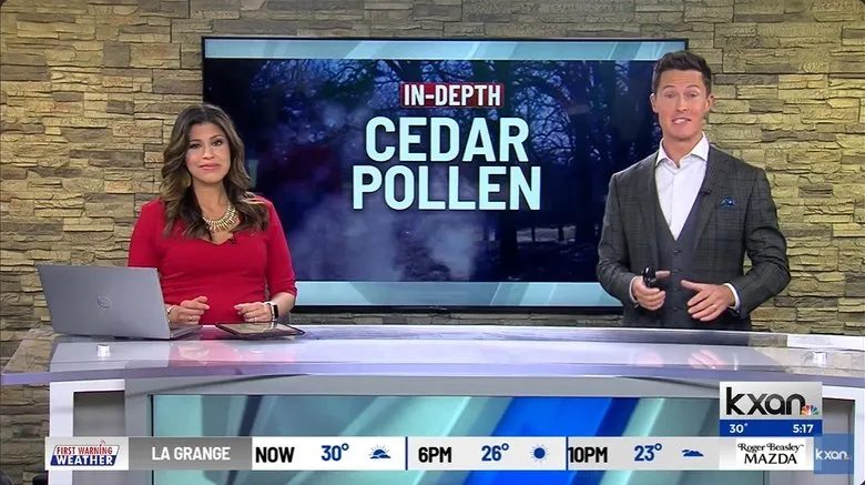 KXAN Pollen Sense equipment allows for 24/7, 365 allergen information